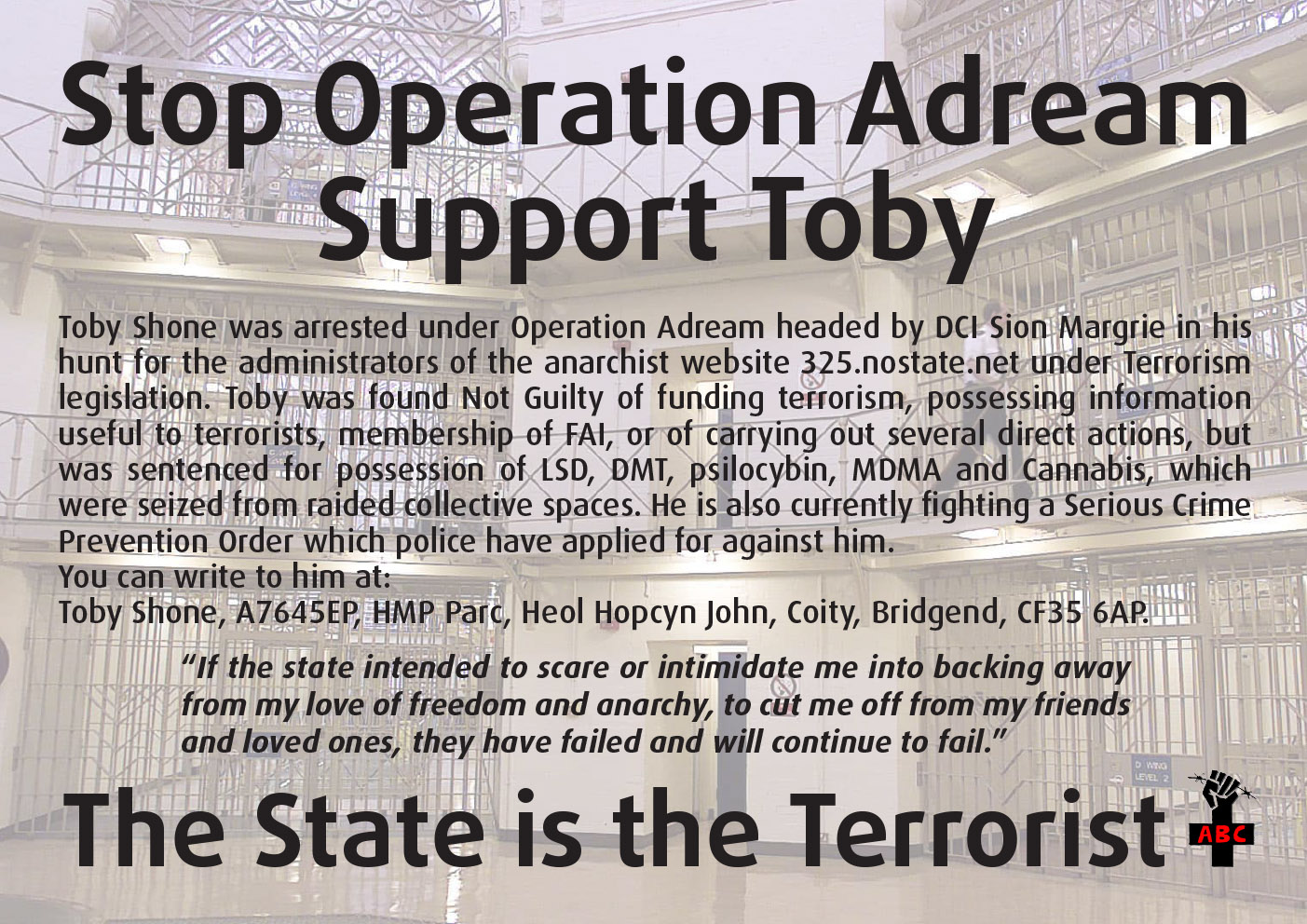 Support Toby